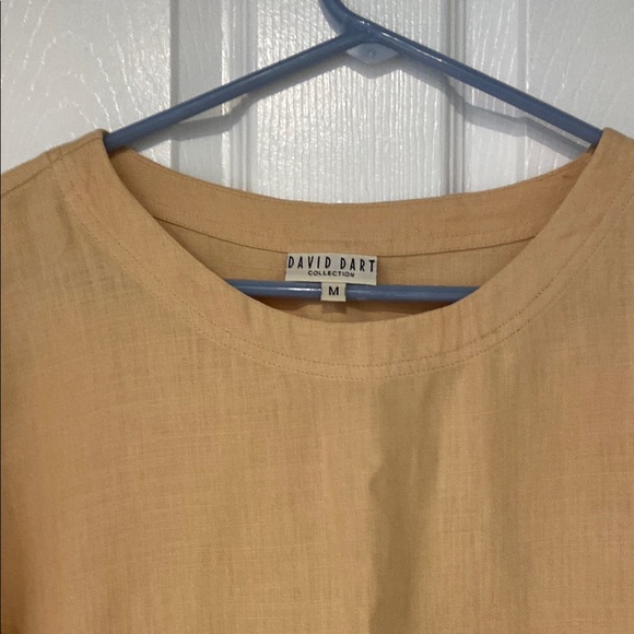 David Dart Collection Yellow Short Sleeve Top - Picture 12 of 12